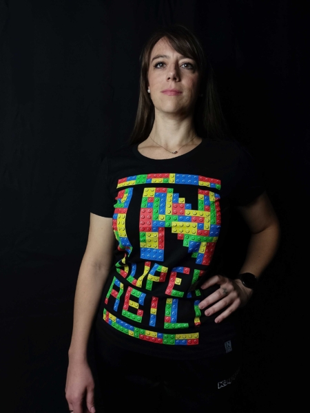 LEGO – T-SHIRT LEGO NERO DONNA [RIGENERATO]